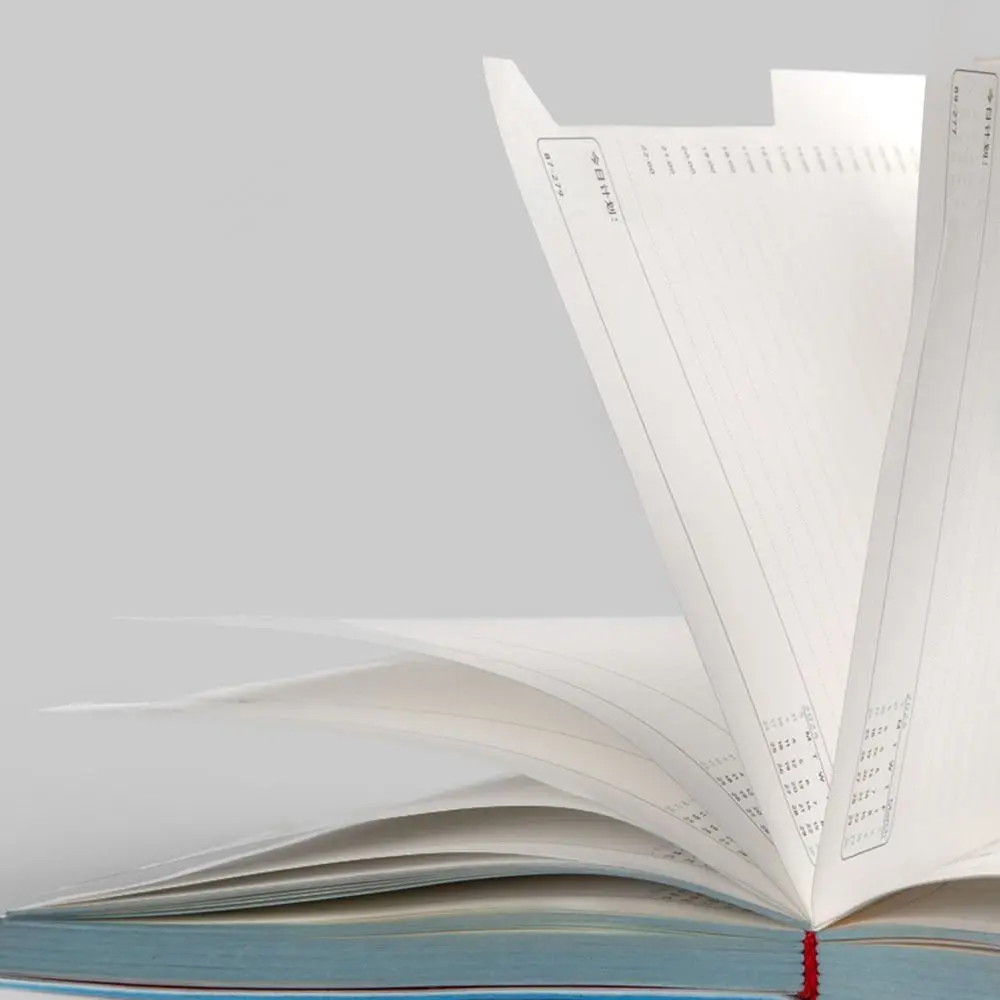 Papierowy notatnik z terminarzem 2025 A5 z zawieszkami indeksowymi Notatnik szkolny Notatniki Artykuły biurowe 365-dniowy pamiętnik