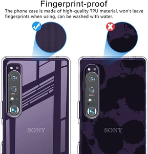 Sony Xperia 1VI 10VI 1V 5V 10V 10III 5111 1III 10II 5II 5IV 10IV 1IV 5 1 COUQE FUNDA의 울트라 얇은 소프트 TPU CELE CASE 10 최고의 판매 소니 Xperia 1 케이스 - №3