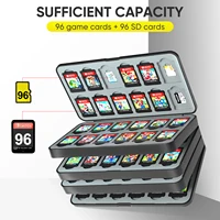 Funda de almacenamiento 96 en 1 para tarjetas de juego, funda protectora OLED para Nintendo Switch, accesorios para tarjetas de juego Switch/Switch Lite