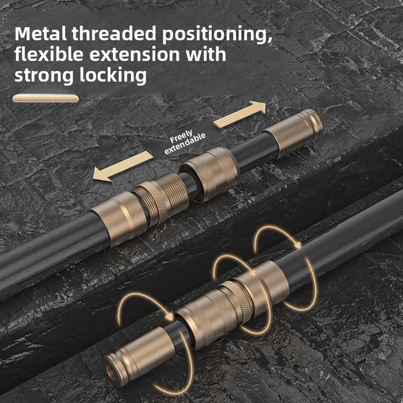 

Ultra-Light High-Carbon Fiing Net Pole Retractable Bla Pit Large Fi Netting Set Clete Fiing Gear Outdoor Cam T...