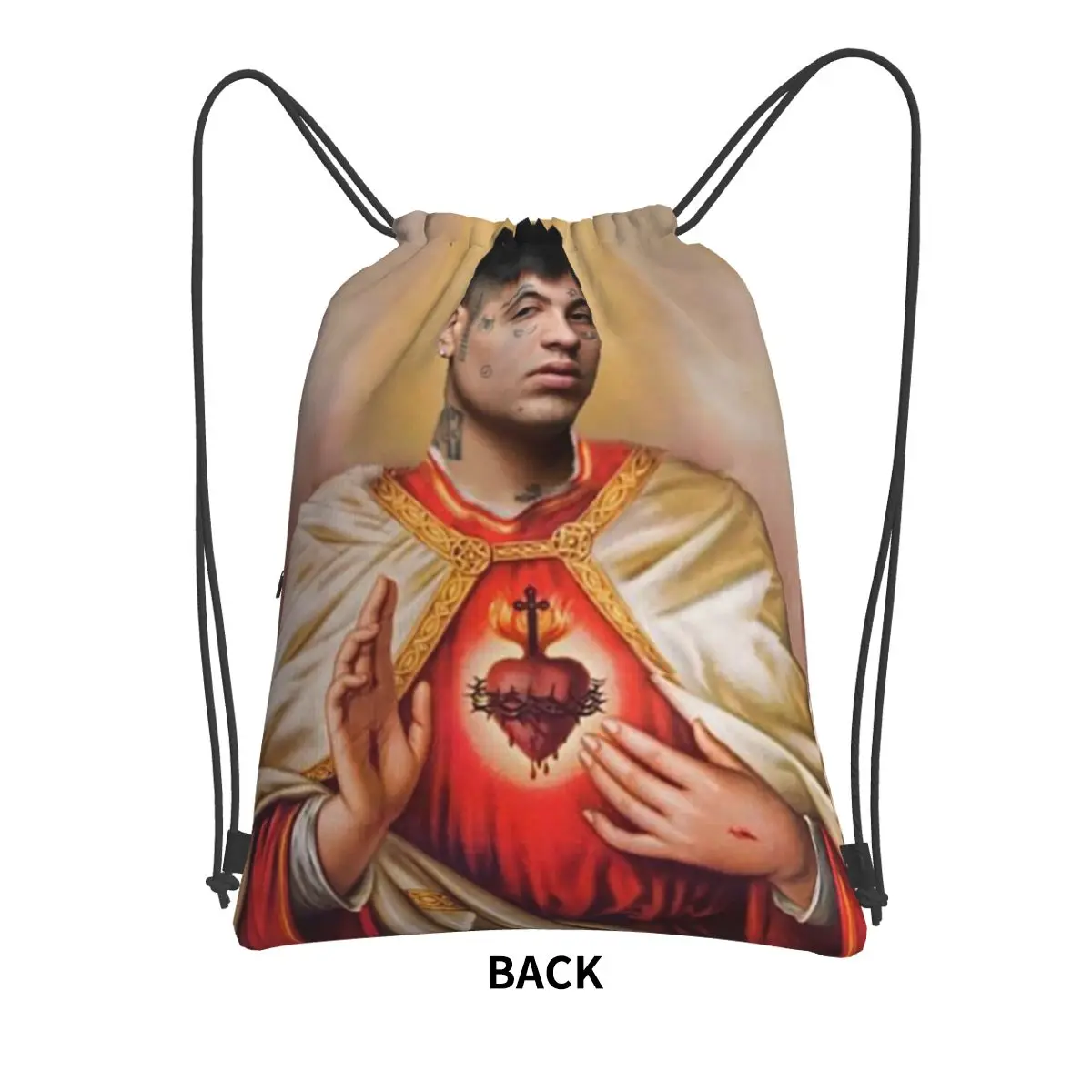 Duki Rapper Rockstar Music Backpacks Fashion Drawstring Bags Sports Bag Book Bags for Man Woman School