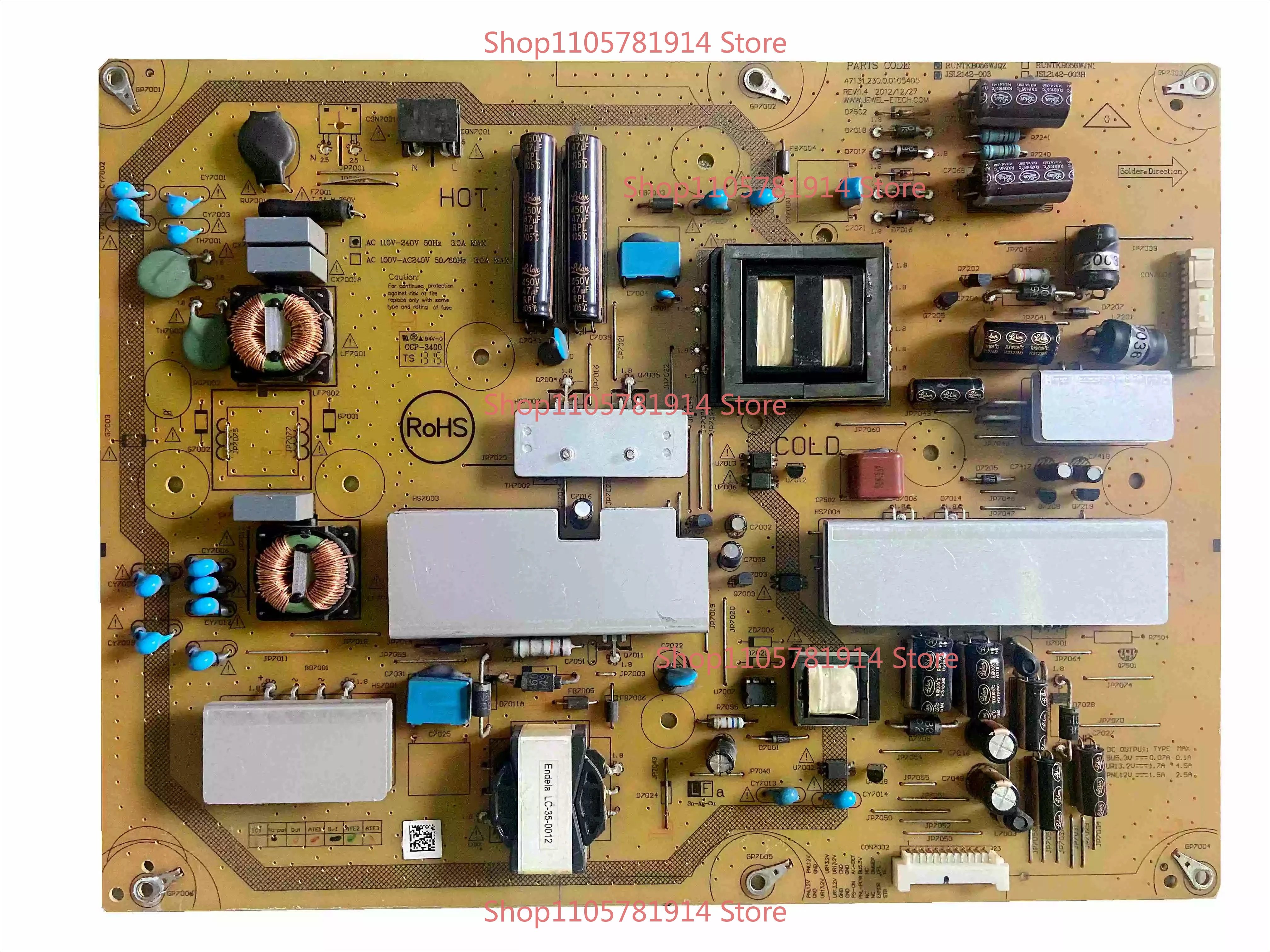 For Sharp Original LCD-60NX255 LX540A Power Board RUNTKB056WJQZ RUNTKB056WJN1