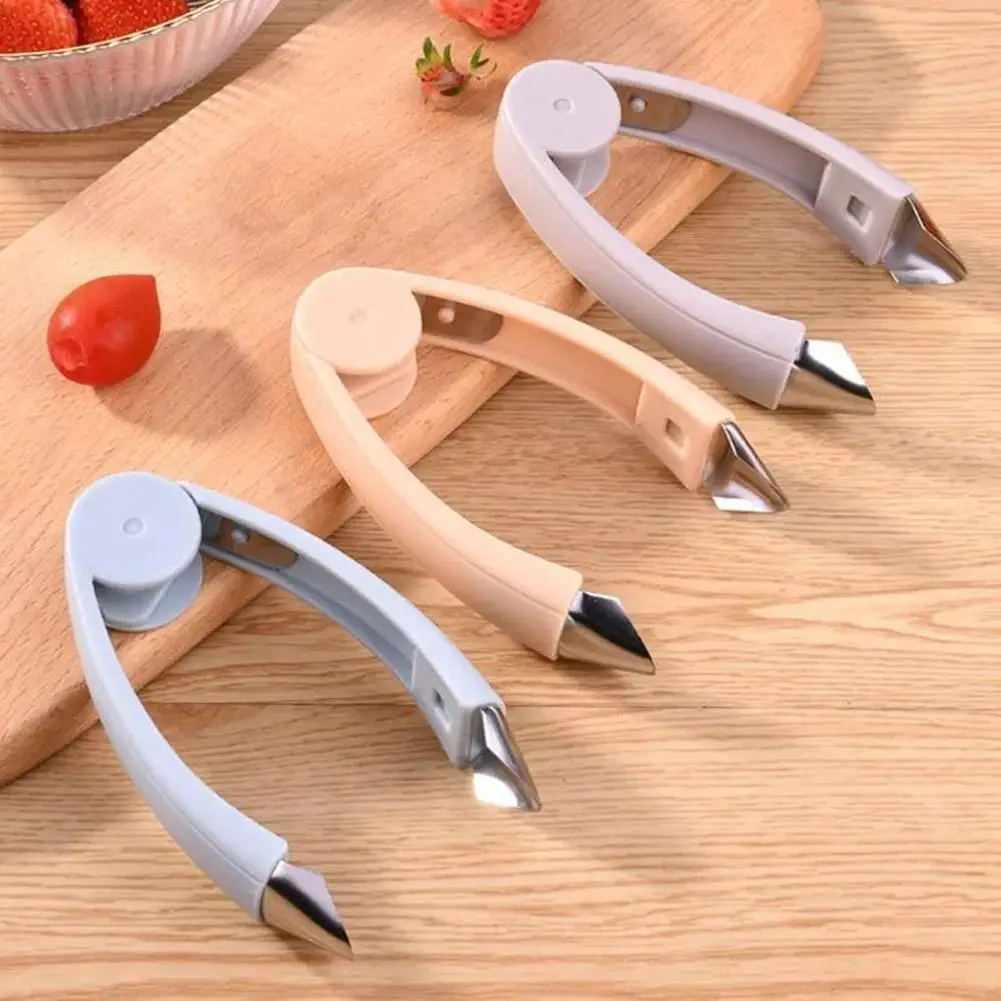 Kitchen Stainless Steel Pineapple Eye Corer Fruit Vegetable Knives Stem Remover Clip Strawberry Huller Peeler Tweezers Gadgets