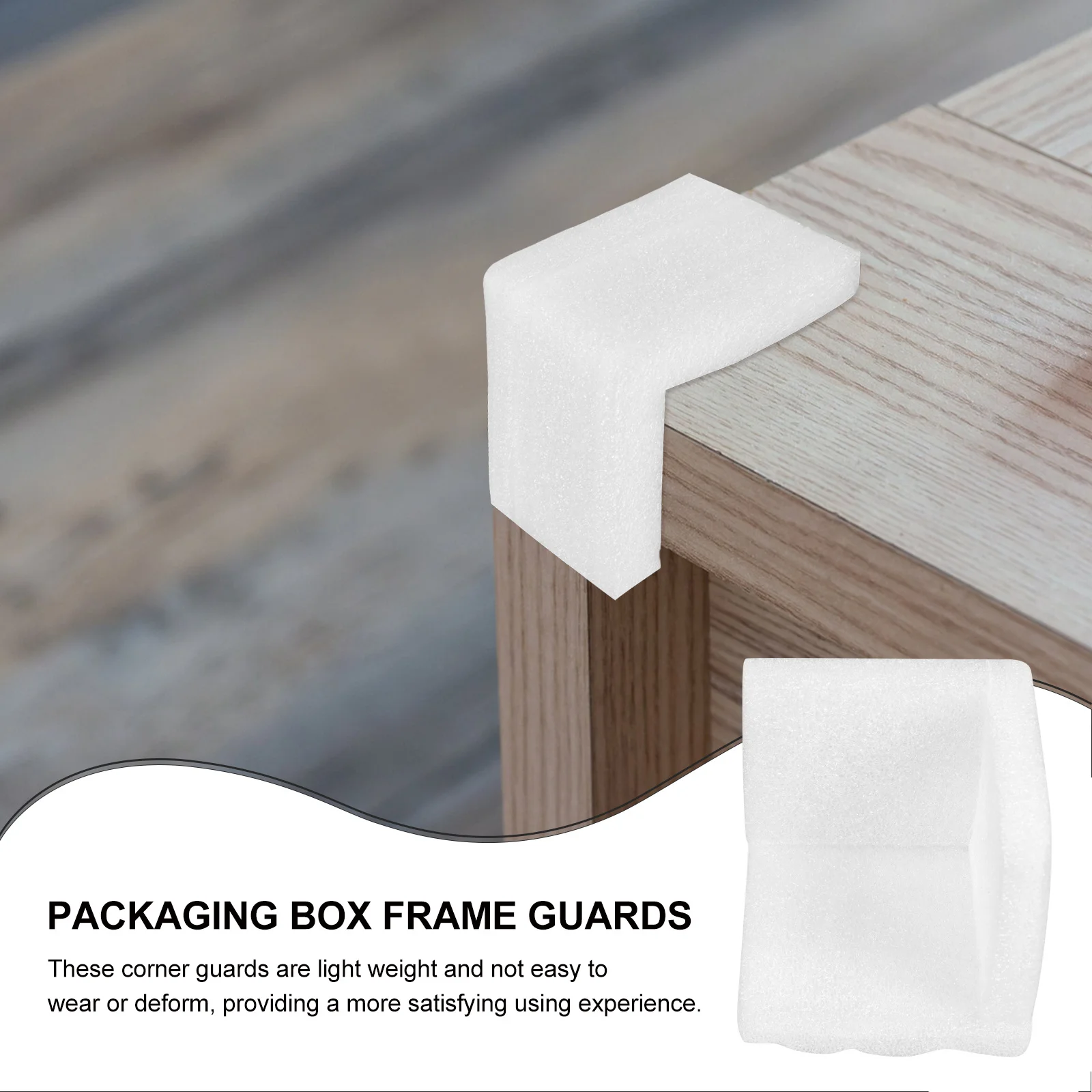 ตัวป้องกันมุม 10 ชิ้นสำหรับกล่องบรรจุภัณฑ์ ตัวป้องกันมุมกรอบแบบใช้ซ้ำได้ ตัวป้องกันขอบสำหรับการจัดส่งน้ำหนักเบาสำหรับการจัดเก็บ