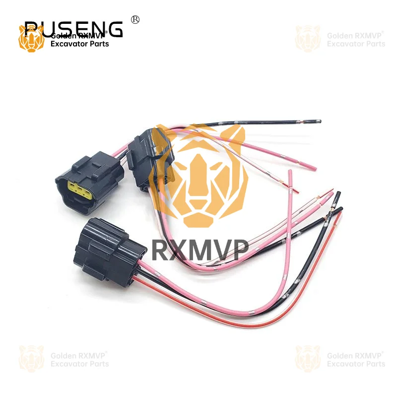 For Kobelco Sk Sk200/250/260/350-6-8 Excavator Sensor Plug, Solenoid Valve Plug, High And Low Voltage Plug