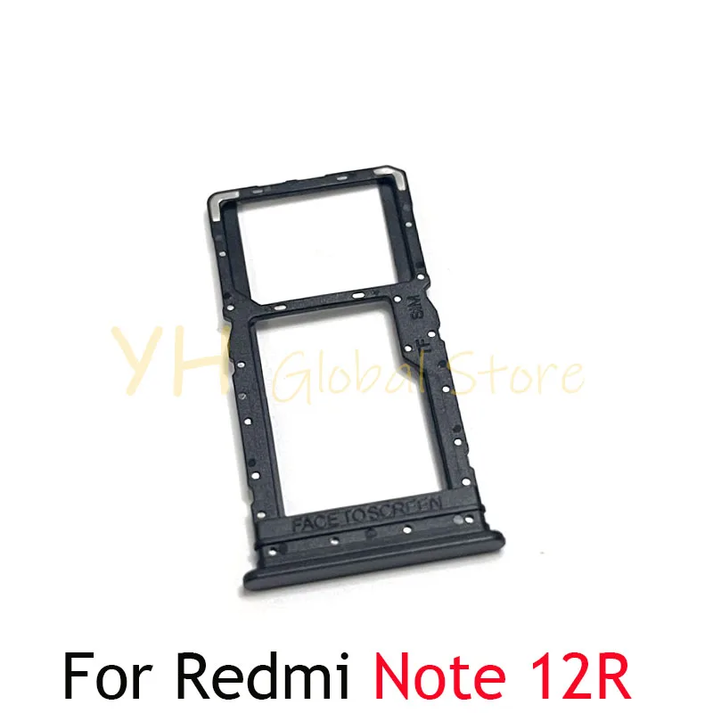 20PCS For Xiaomi Redmi Note 12S 12R Sim Card Slot Tray Holder Sim Card Repair Parts