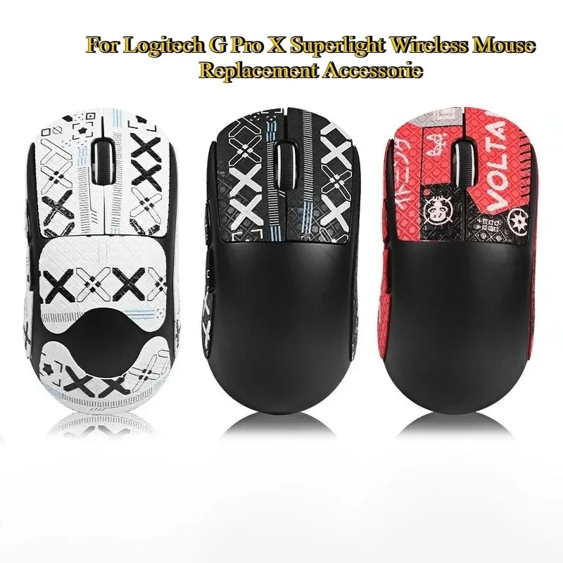 Handmade Grip Tape for Logitech G Pro X Superlight Wireless Mouse - Non-Slip Sweat-Absorbing Skate Sticker Accessory
