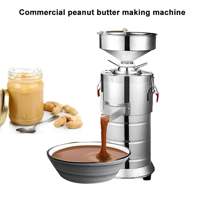 電気アーモンドおよびゴマパルプ加工機,15キログラム/時間,ピーナッツバター用,商業用,クルミ,ナッツ用,家庭用