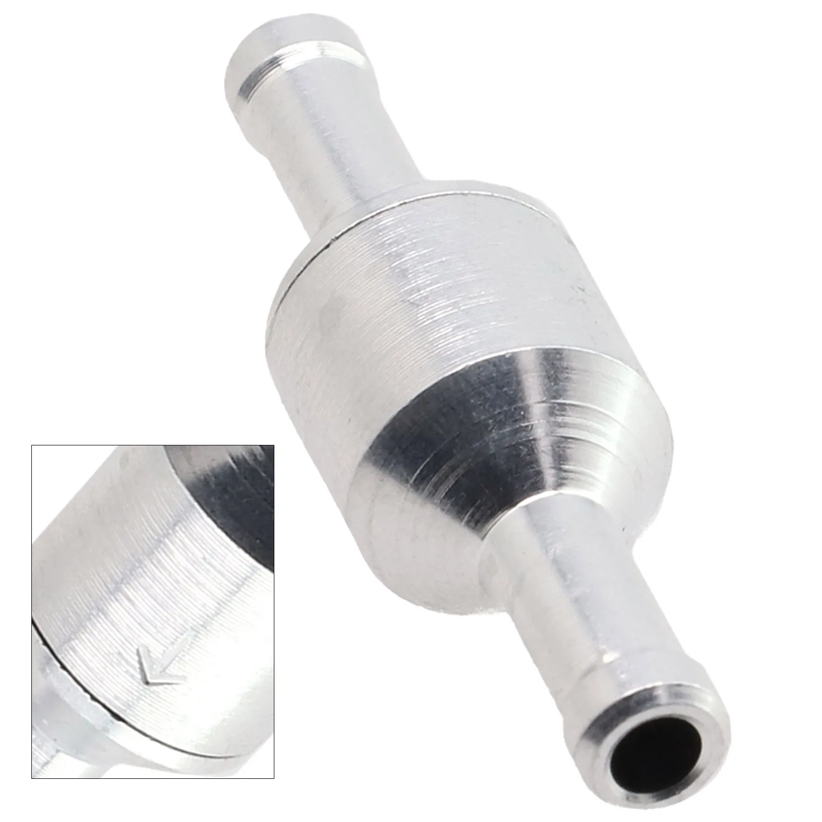 

6-12mm Inline One-way Non-return Check Valve Auminium For Fuel Water Gas Air Vacuum For Carburettor And Low Pressure Fuel System