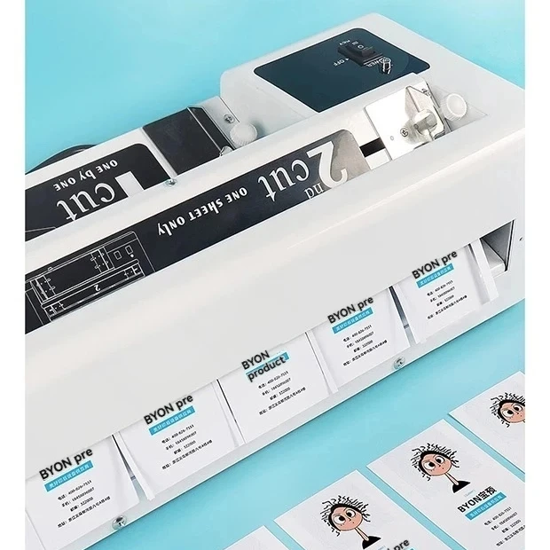 

QG-02 High Precision Commercial Business Cards Cutting Machine A4 Electric Business Card Cutter