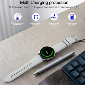 Magnetische Uhr Wireless Ladegerät USB -Kabel Kabel Fastlader DOCA für Samsung Galaxy Watch 8/7/6/5pro/5/4 Active 2 10 Hauptverkaufsmagnetladekabel - №2