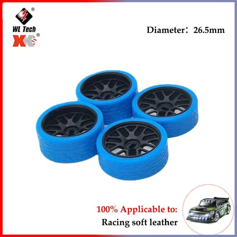 Wltoys Mosquito Car Jing Shang 1/28 284131 K969 K989 RC Car Upgrade Two Wide Two Narrow Outer Diameter 27mm Drift Wheel Tires