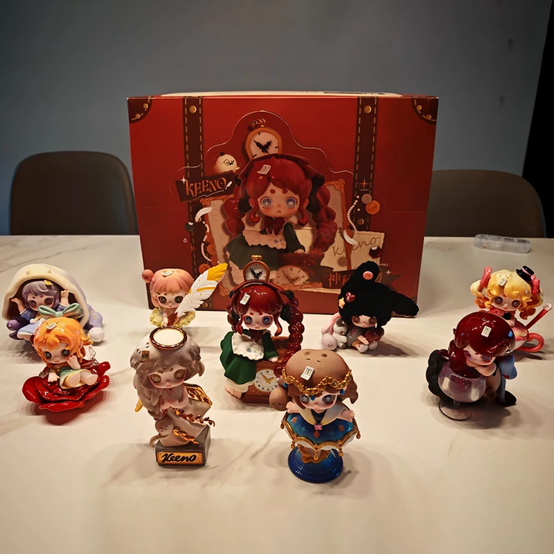 52TOYS Ghost Keeno Mysterious Treasure Blind Box Second Generation Desktop Ornament Doll Trendy Toy Figure for Girls Cute