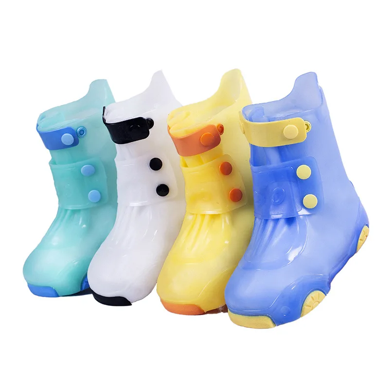 Shoe Accessories Kids Waterproof Shoes Rain Snow Boot Covers Non Slip Children Protective Boots and Shoes Covers For Boys Girls