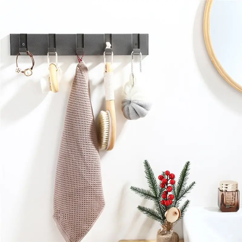 FAST-Multi-Use No Punching Folding Wall Hook For Towels, Clothes, And Key Pendants Behind The Door