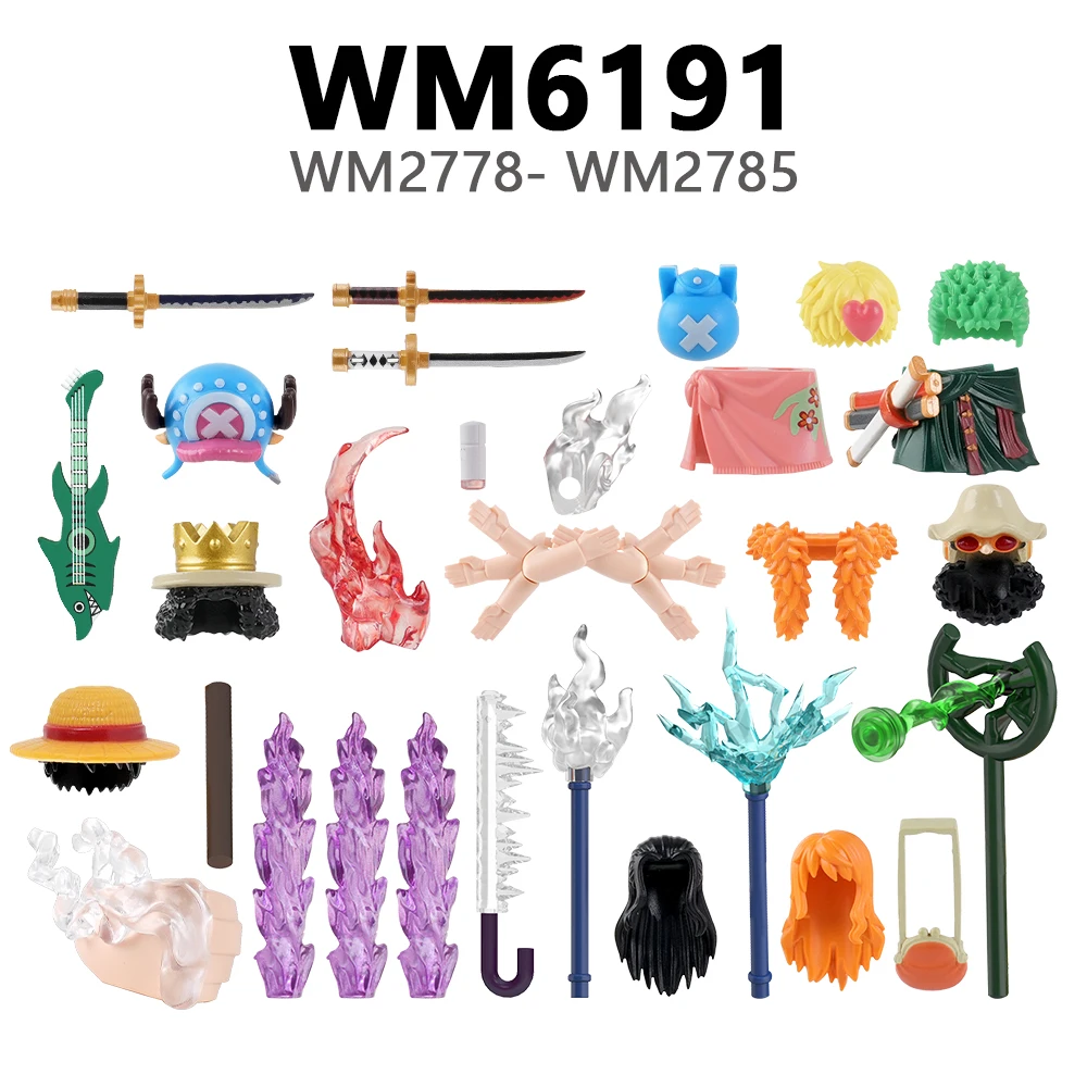 WM6191 Compatible With Figures Bricks WM2778 WM2779 WM2780 WM2781 WM2782 WM2783 WM2784 WM2785  Building Blocks Toys For Children