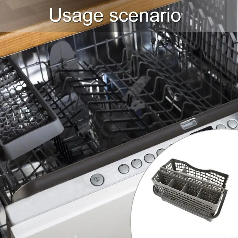 High Temperature Resistant Dishwasher Utensil Holder Practical Dishwasher Storage Solution for Space Optimization