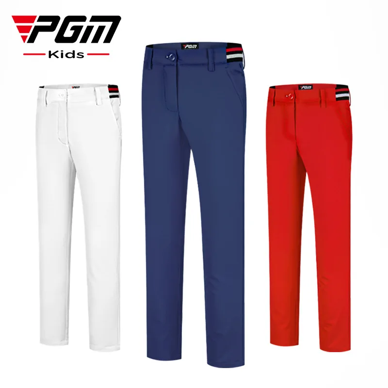 PGM Kids Golf Pants Summer Match Children Clothing High Elasticity Breathable Girls Trousers KUZ142 Wholesale