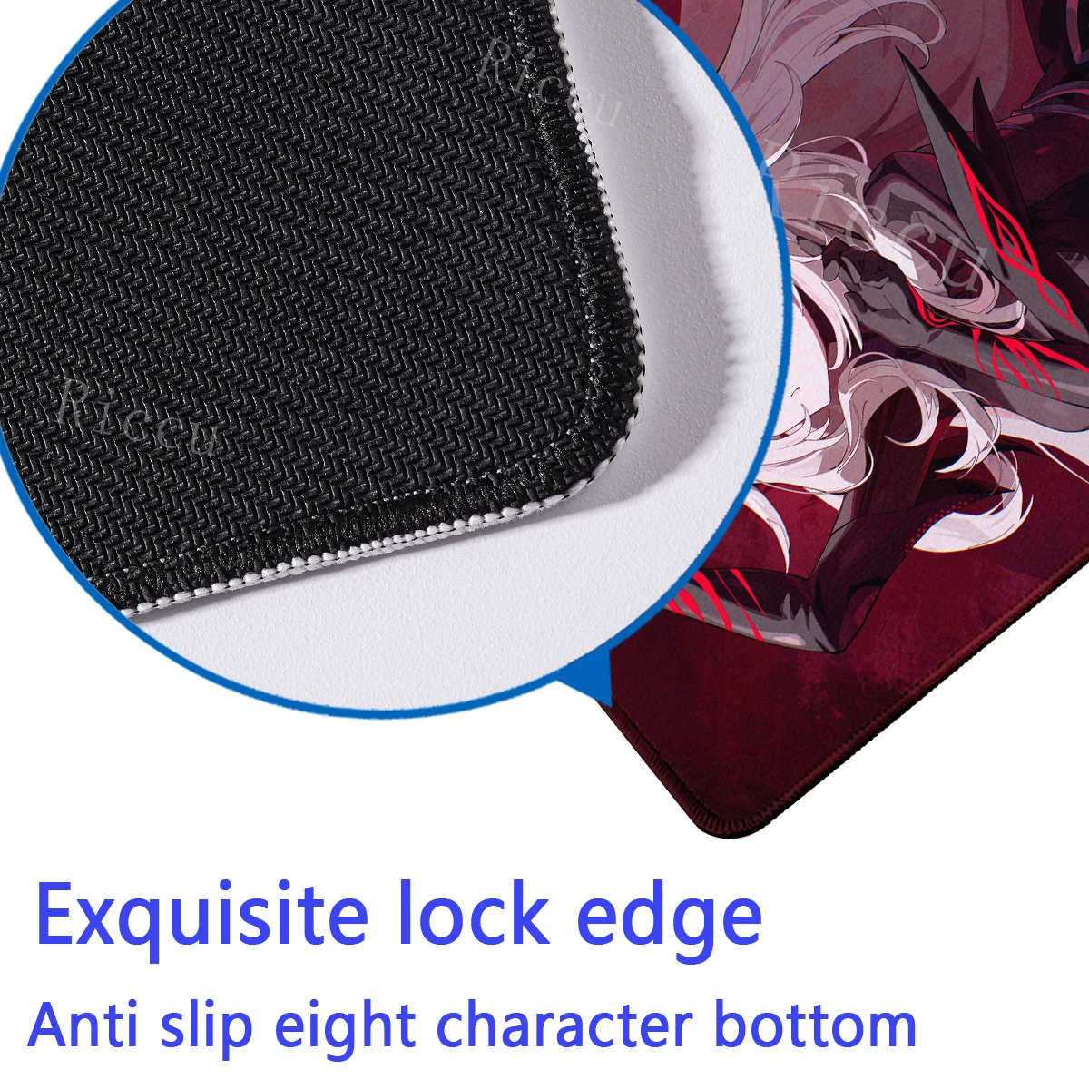Tapis De Souris Genshin Impact 700x300 Mm - Grande Taille, Imperméable, Antidérapant - Pour Gaming, Bureau