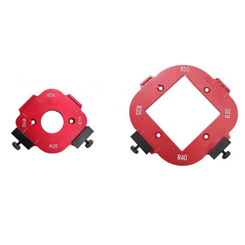 4-in-1 Holzbearbeitungswinkel-Eckenpositionierungsform, Holzplattenbögen, Schneiden, Hilfsschablone,