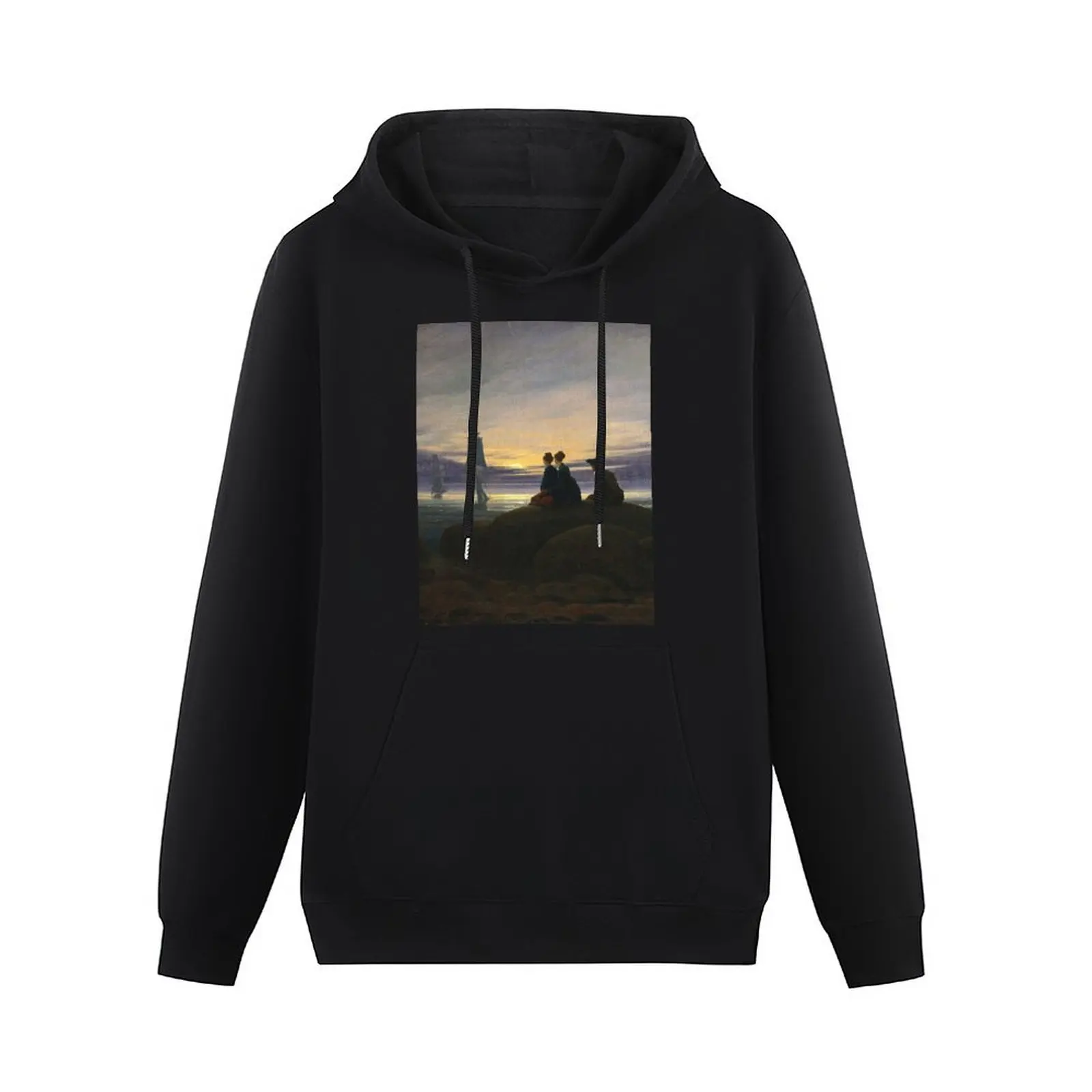 Caspar David Friedrich - Moonrise Over The Sea Pullover Hoodie blouse new in hoodies & sweatshirts