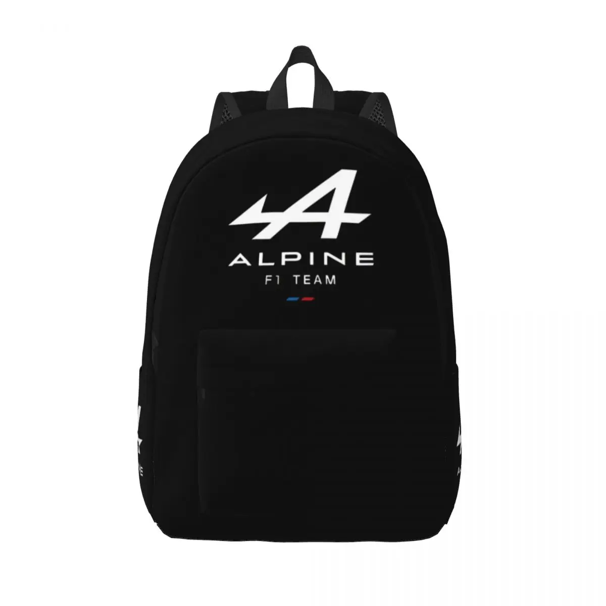 Terrific Alpine F1 Team Design Printed Lightweight Casual Schoolbag For School, Outdoor, Shopping, Office