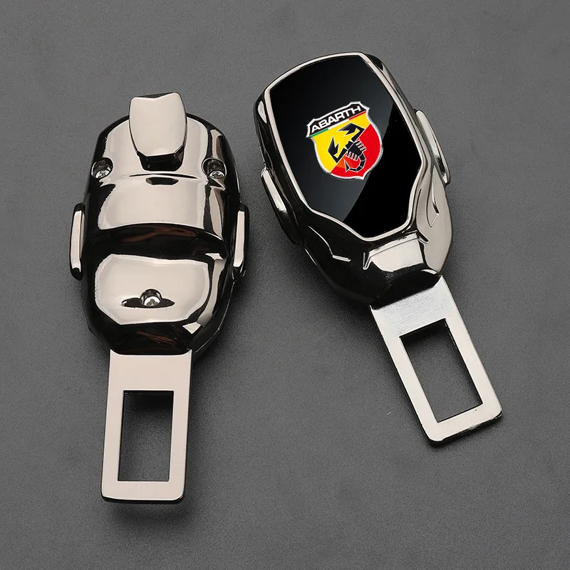 Car Seat Belt Locker Carabiner Extender Insurance Belt Insert Buckle For 500 Abarth Panda Tipo Egea Doblo 124  Auto Accessories