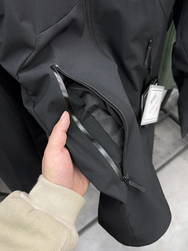 Jaet Soft ell casual con cappuccio da uomo Outdoor Primavera Confortevole e traspirante Faion Urban Sle Long Sve Stand Fit Pamp...