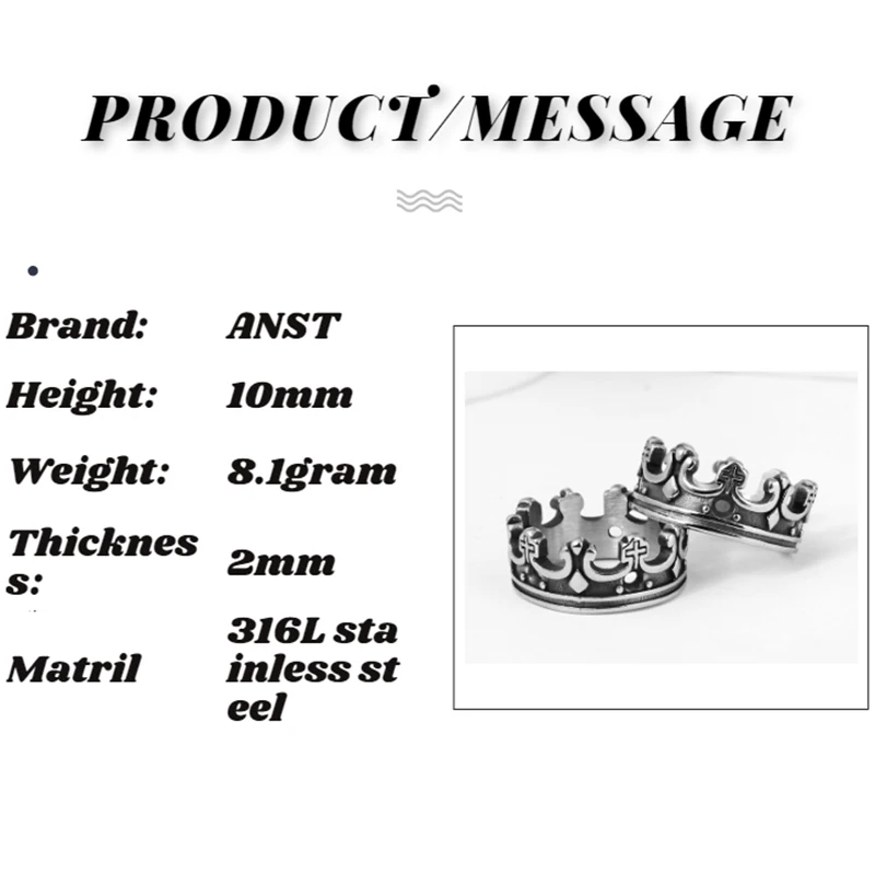 Cross Crown Couple Rings For Men Women Promise Arrow Lotus Om Pyramid King and Queen Crown Matching Rings Baptism Easter Gift