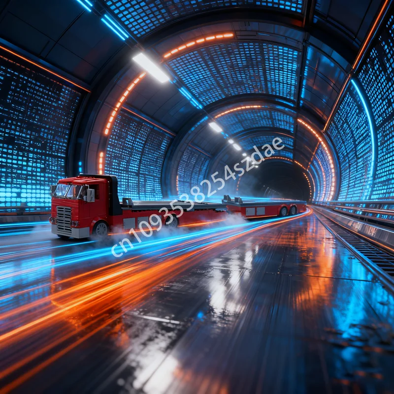 

568pcs MOC IWH Ramptruck Speed Champion Scale Model Building Toys Blocks Christmas Gifts Architecture Assemble DIY Idea Brick