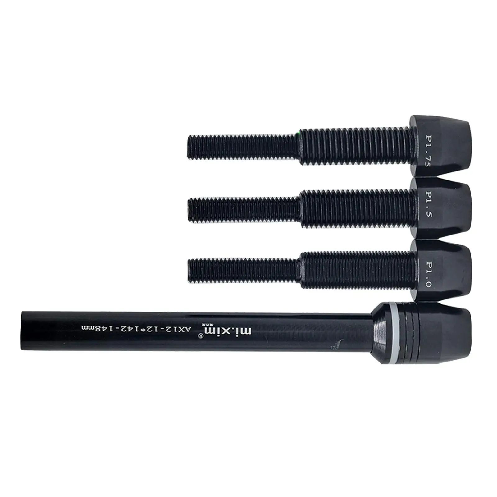 142 to 148mm Adjustable Bike Thru Axle Aluminum Alloy Repair Accessory for Mountain Bicycle Trainer