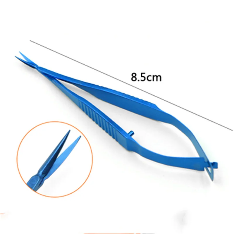 Titanium Alloy 8.5cm Venus Scissors Ophthalmology Microsurgical Scissors Ophthalmology Instruments Ultra-Sharp Scissors