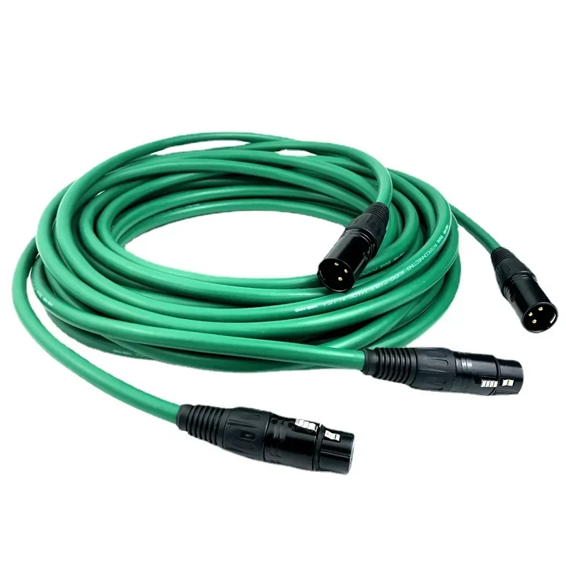 Mcintosh XLR Cable 14AWG Silver Copper Mixed Amplifier Balanced Cable 2 Male Plugs To 2 Female Plugs Microphone Audio Cable