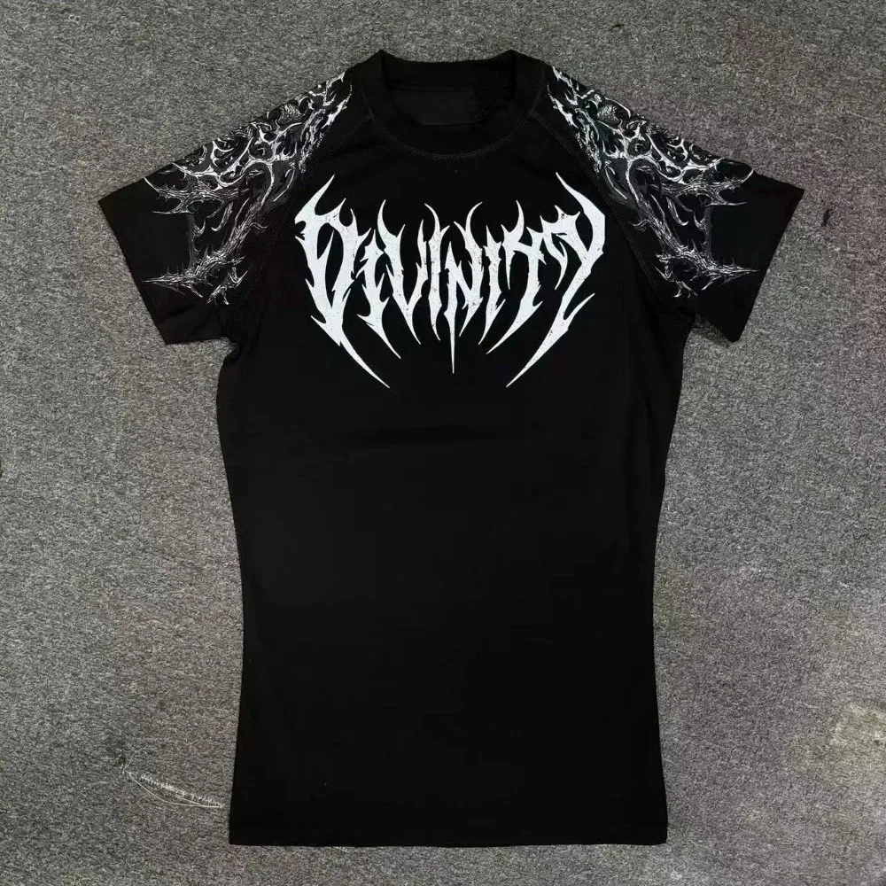 Breathedivinity Men's Tight High-Powered Breathable Short-Sleeved Fitness Training T-shirt,Breathable Clothing Unisex