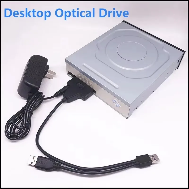 USB3.0 To SATA Converter Cable Hard Disk Drive HDD SATA to USB 3.0 SATA Hard Drive Reader for 3.5/2.5 Inch HDD/SSD with 12V/2A