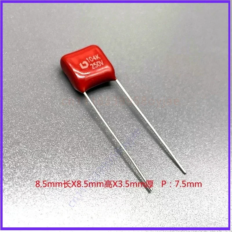 Select for CBB Metallized Polypropylene Film Capacitor 0.1uF 100nF 104 250V 400V 450V 630V   200pcs