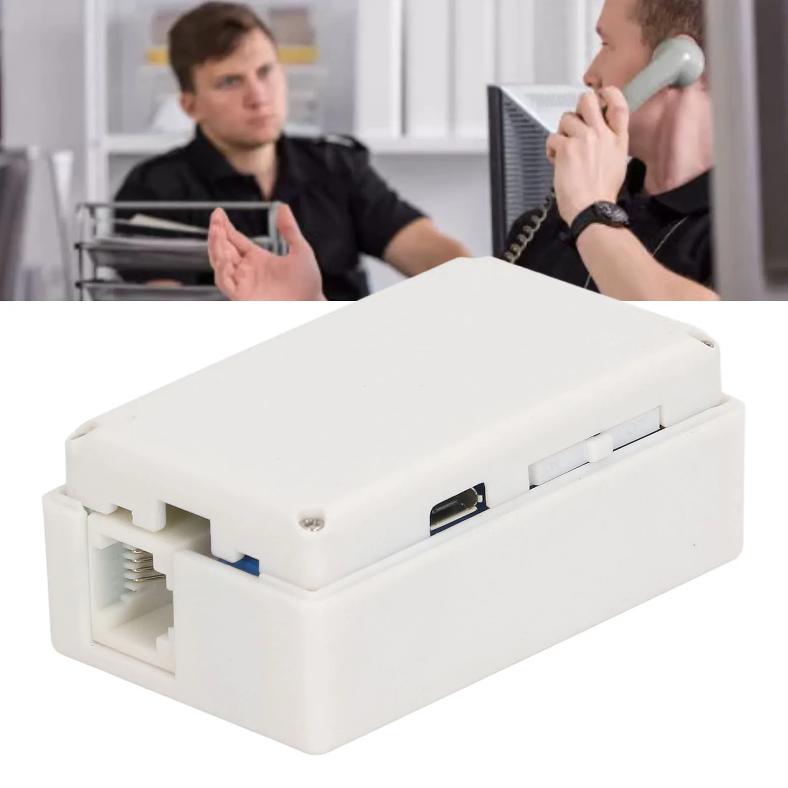 

Phone Call Recording Device Phone Call Recorder Telephone Line Recording Device RJ11 Interface for Home