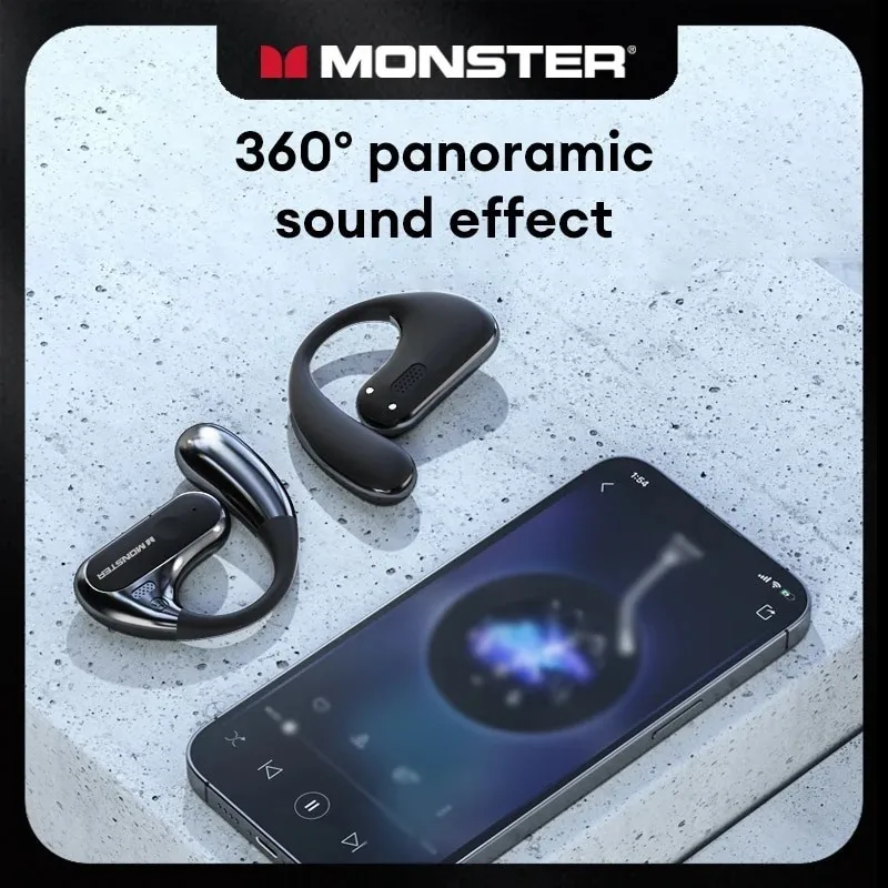 Беспроводные наушники Monster AC320, Hi-Fi стерео наушники с микрофоном, Bluetooth, для iphone