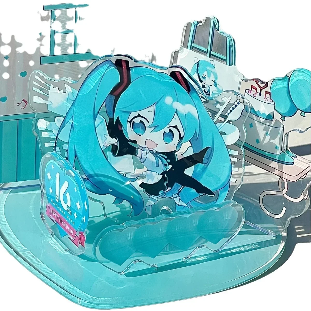 Hatsune Miku Marke Anime drei dimensionale Acryl Kombination Tisch dekoration Geschenk