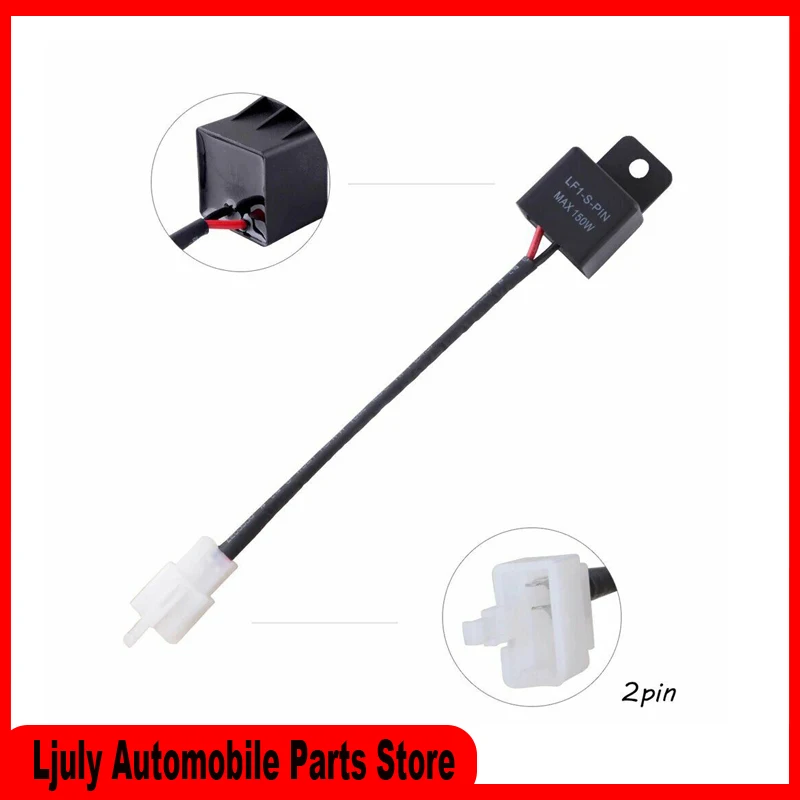 

For Yamaha R1 R6 FZ1 FZ6 FZ8 MT07 MT09 Auto Motorcycle Switch Adjustable LED Turn Signal Indicator Blinker Light Flasher Relay