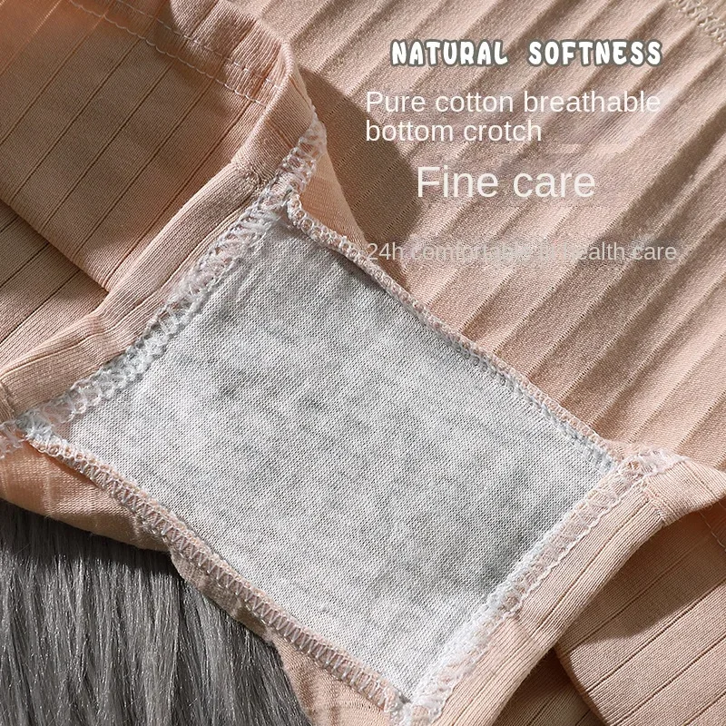 الصيف النساء سلامة سراويل القطن تحت تنورة الإناث سلس السروال بلون حجم كبير سراويل بوكسر مريحة النساء سراويل #5
