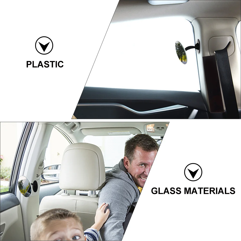 

2Pcs Blind Spot Mirror Car Auxiliary Rear View Mirror Wide Angle Auto Rear View Accessories Easy Install Car Accessories