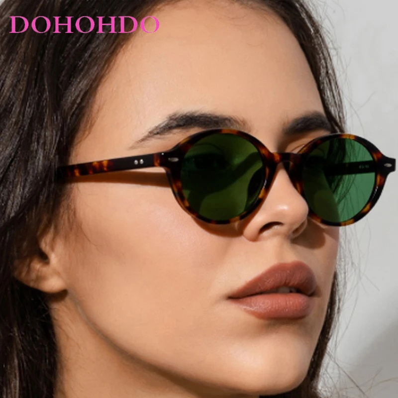 

Vintage Classic Small Oval Rivets Women Sunglasses 2025 New Brand Design Men Sunglass Outdoor Travel Eyewear Lentes UV400 Очки