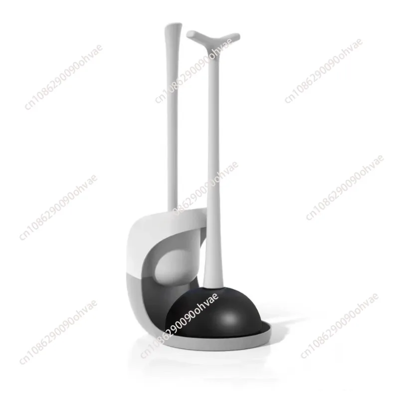 Bathroom Accessories Toilet Cleaning Tool Toilet Brush and Holder Set Toilet Plunger and Bowl Brush Combo with