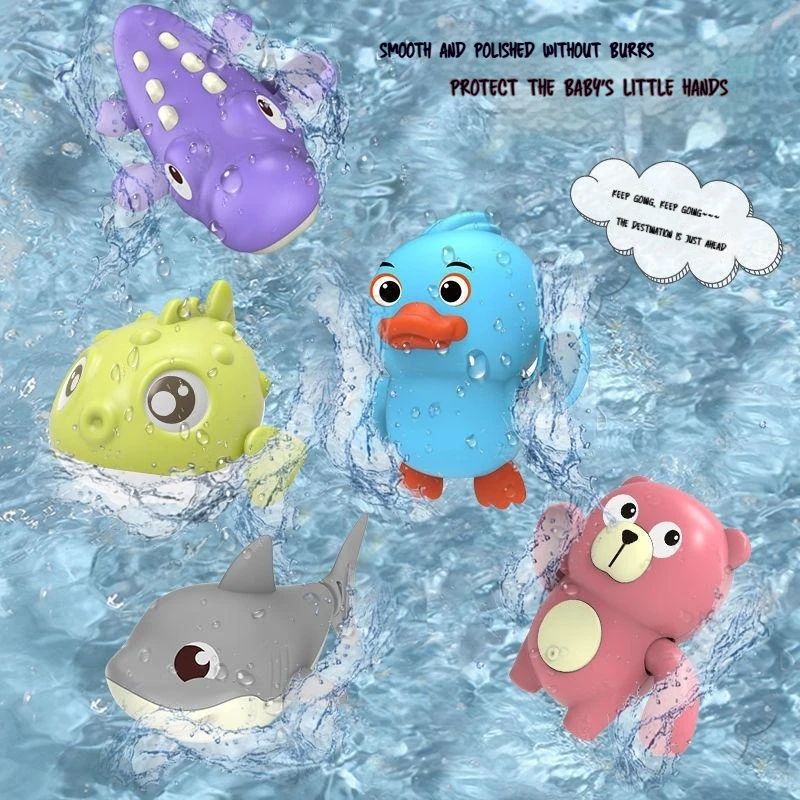 Giocattolo per doccia da bagno per bambini Squalo Pesce Birra Anatra Cation interattivo e Edu Puzzle Giocattolo da bagno per ragazzi Ragazze Compleanno Regalo di Natale