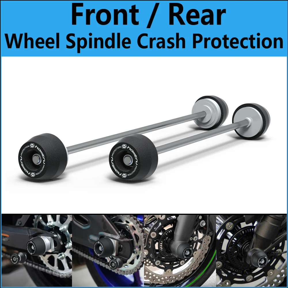 

Front Rear wheel Spindle Crash Protection For Yamaha XSR900 2022-2023