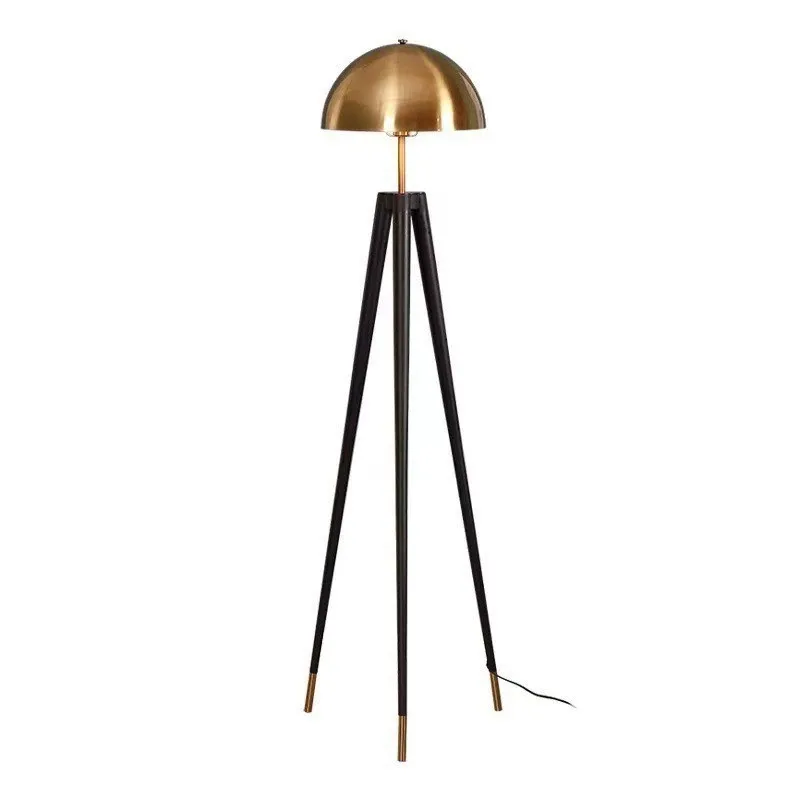 

Vertical floor lamp post-modern color wrought iron model room study decorative table lamp