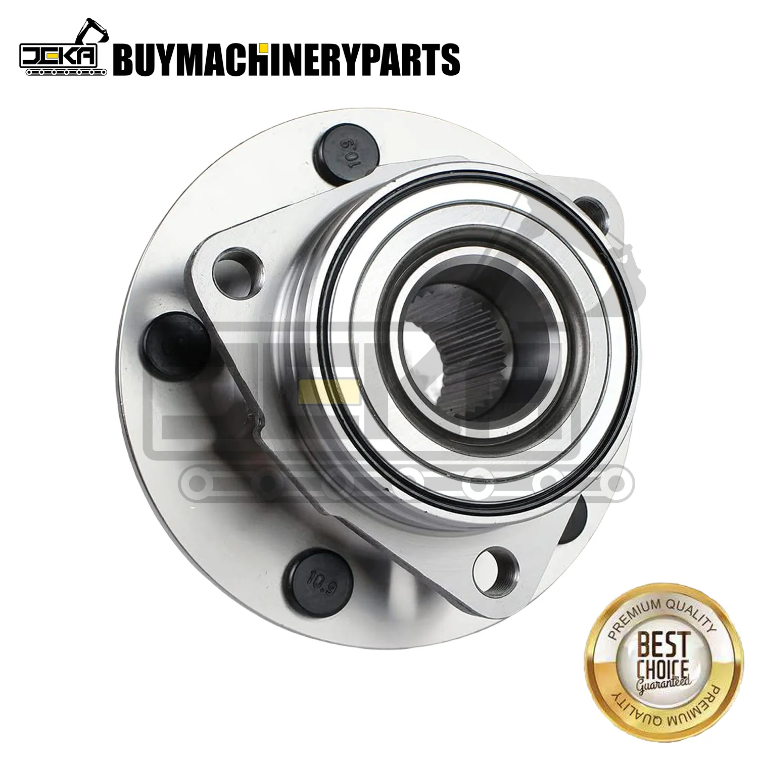 515006 4WD Front Wheel Bearing and Hub Assembly Fit for 94-99 Dodge Ram 1500 4x4 1994 1995 1996 1997 1998 1999 5 Lug Non-ABS