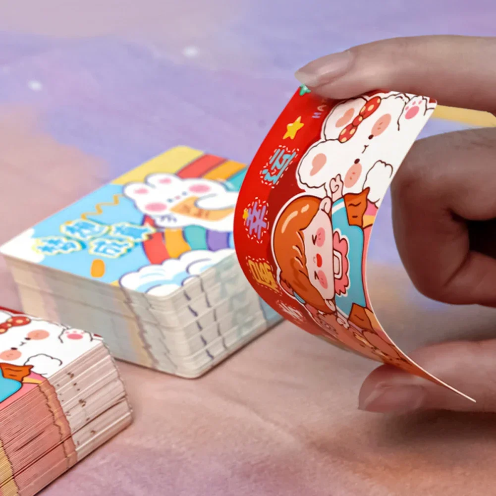 20 Stück Belohnungskratzkarten, interaktiver Karton, Glückskarte, Rubbelaufkleber, kreative Segenskarten, DIY-Grußkarten – Detail 7