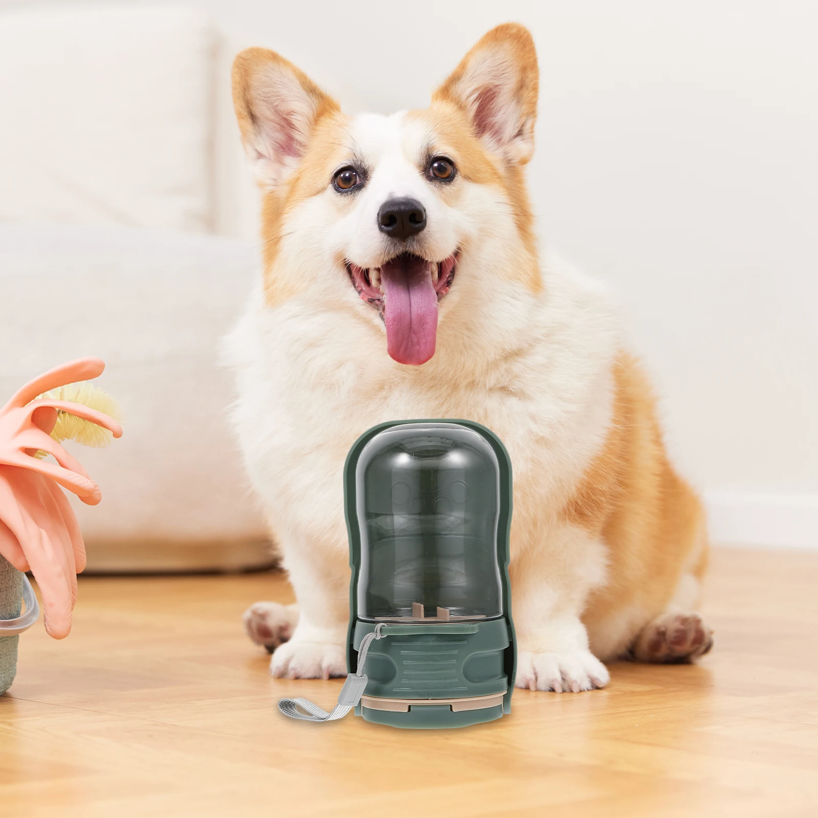 

1 set Portable Pet Water Cup for Dog Cat Lightweight Water Bottle Puppy Drinking Container Outdoor Small White